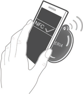 Import contacts and share contacts through NFC