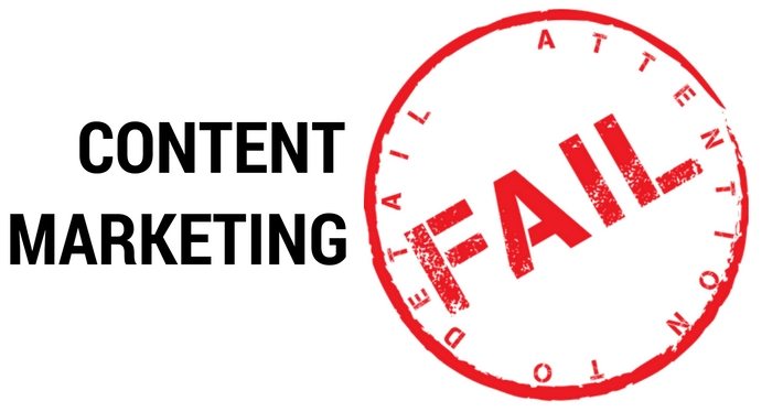 content marketing fails
