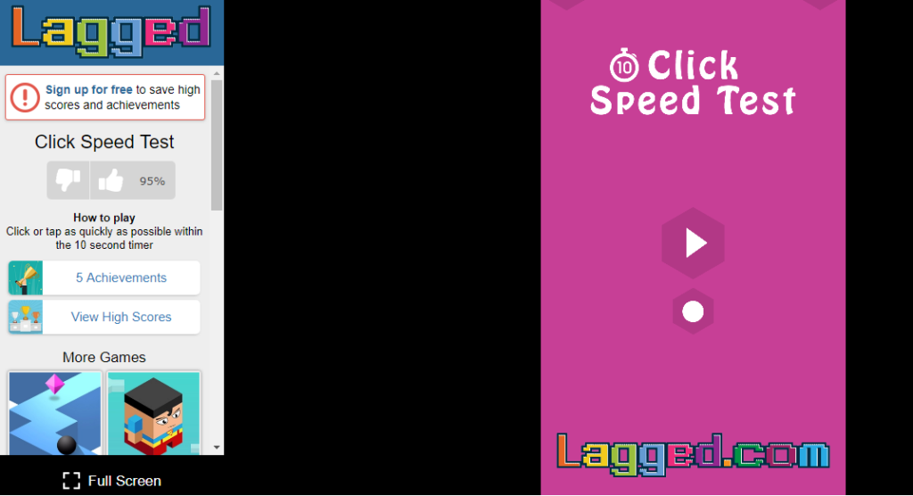 best online clicking speed test websites
