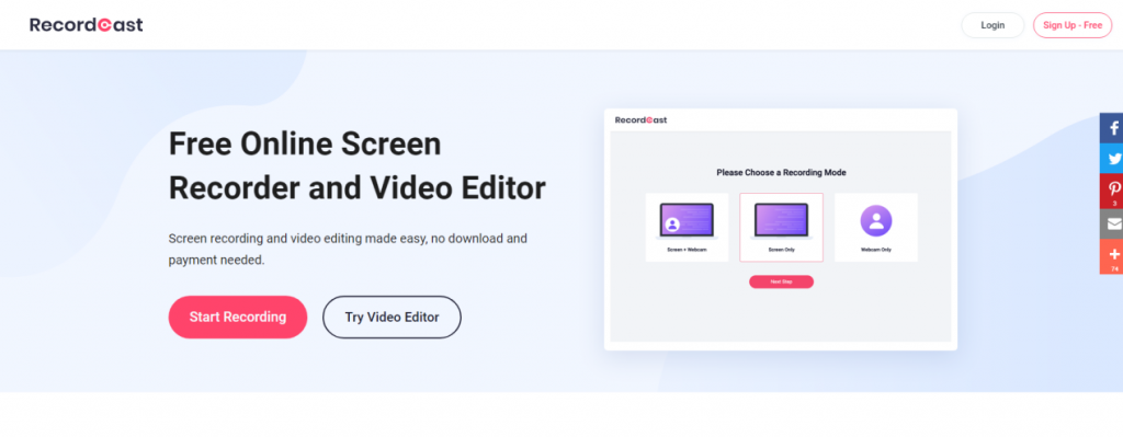 record a screencast free