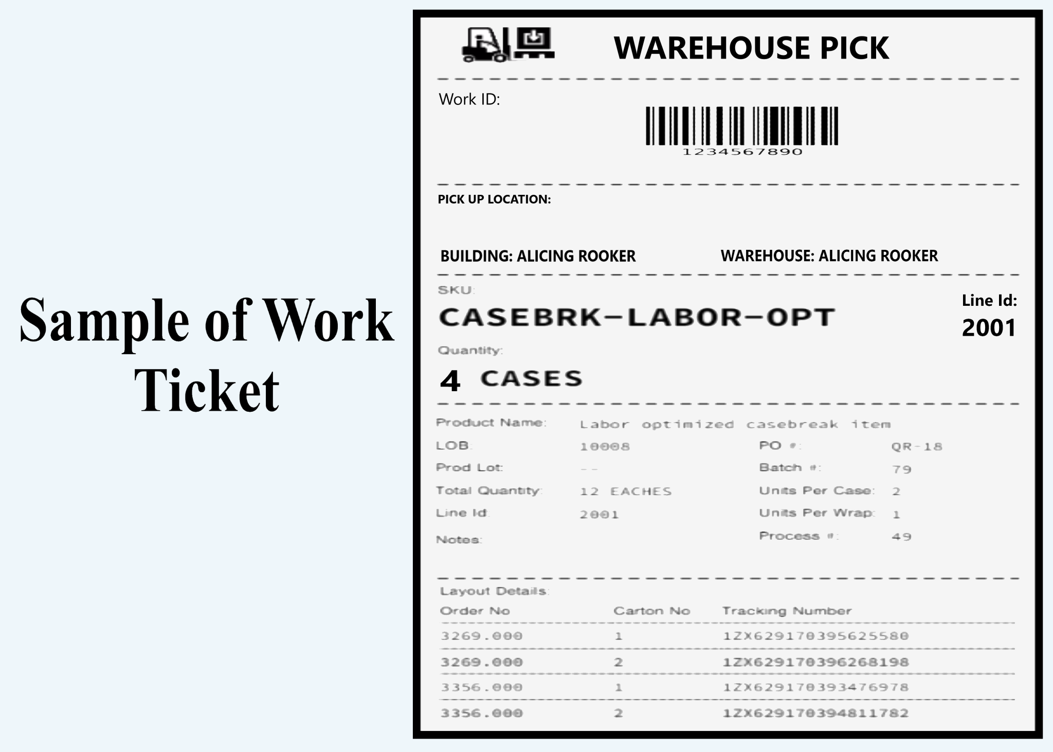 Importance and guide to create the Work Ticket