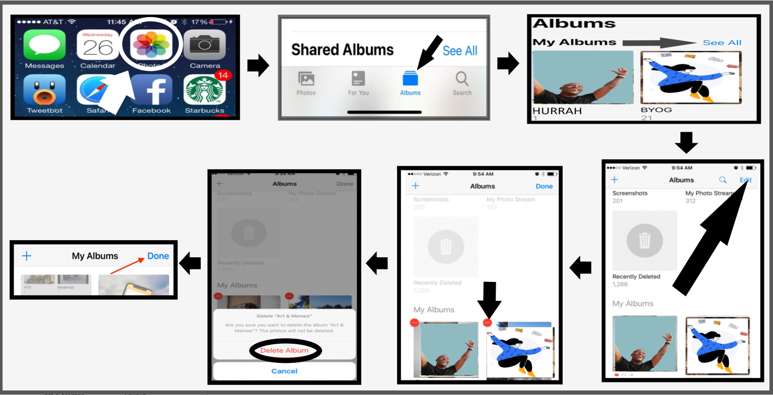 how-to-delete-album-from-photos-app-on-iphone-ipad-2023