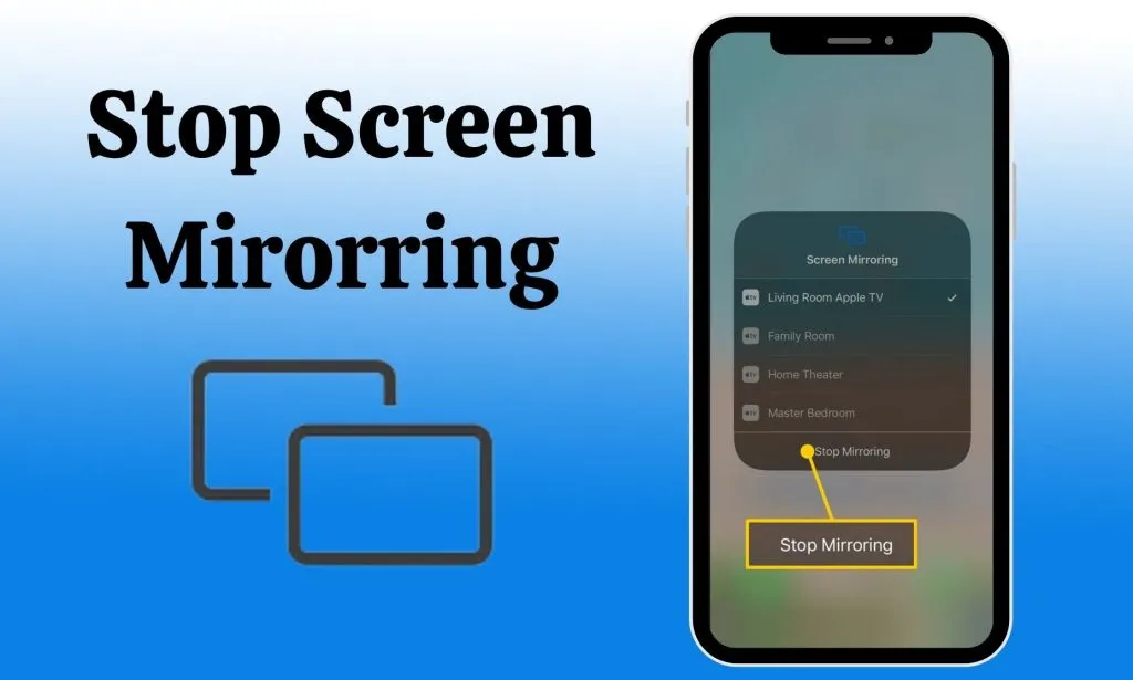 Stop Screen Mirorring