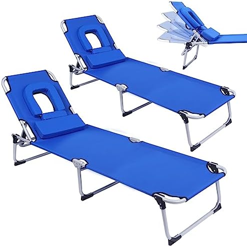 FirstE Chaise Lounge Beach Chair
