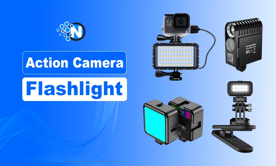 Action Camera Flashlight