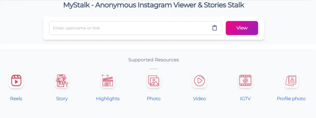 Mystalk Instagram Viewer