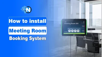 How to install meeting room booking system