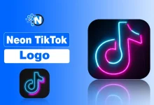 Neon TikTok Logo