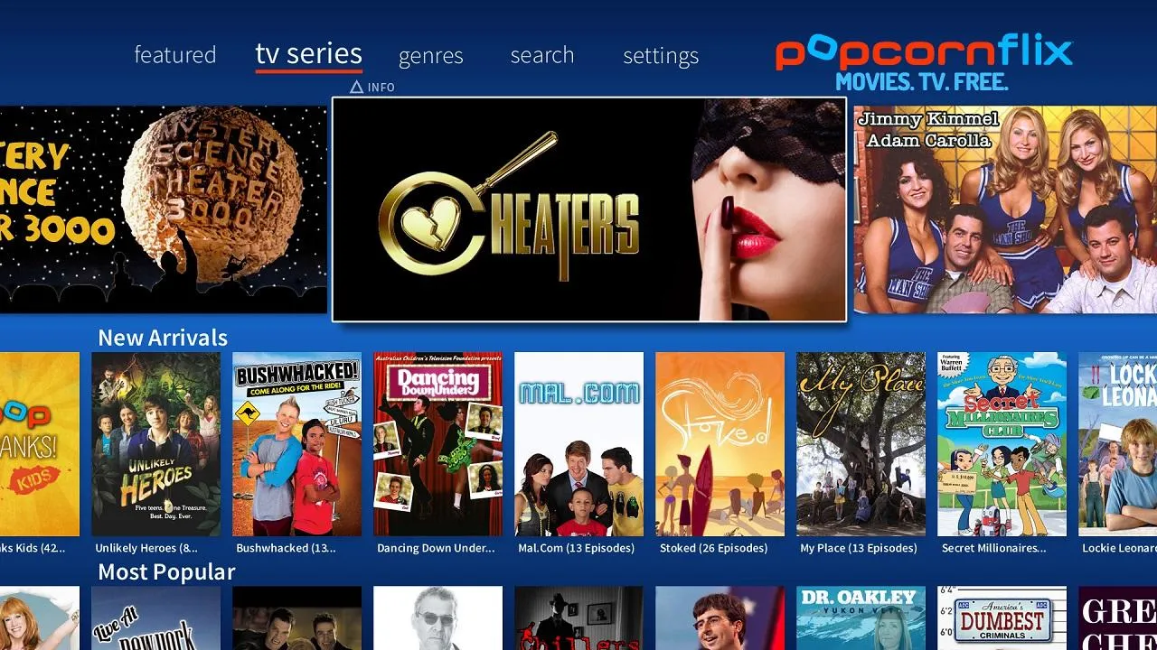 Popcornflix - Stream with Popcorns