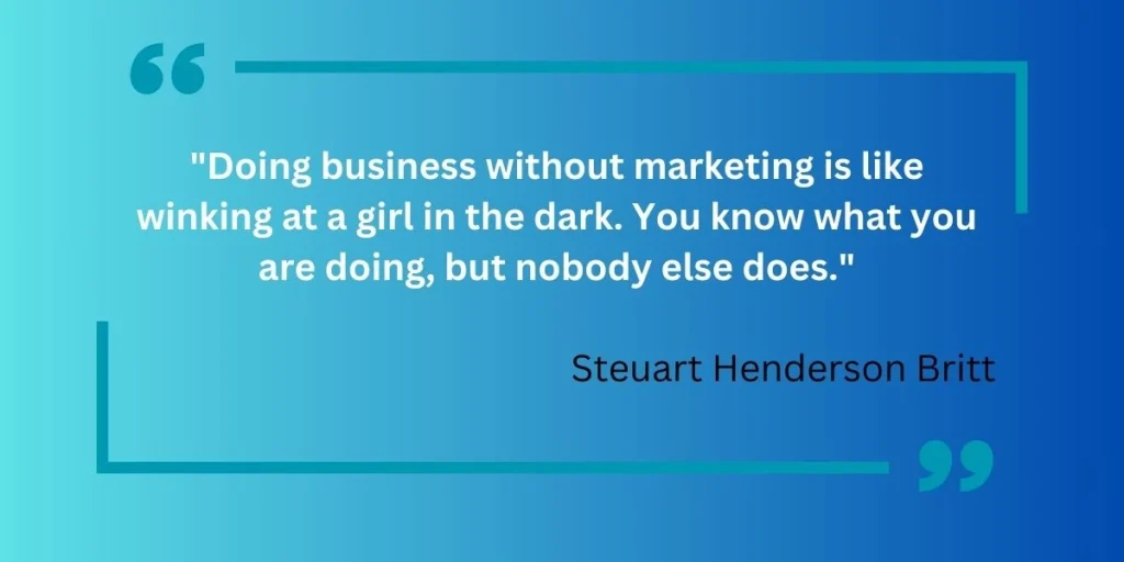 Marketing quote