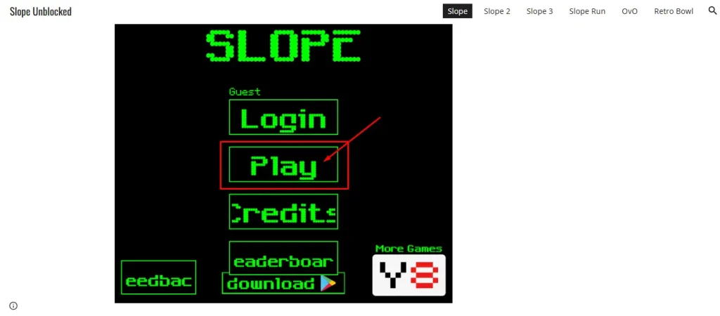 How to Play Slope Unblocked Games?