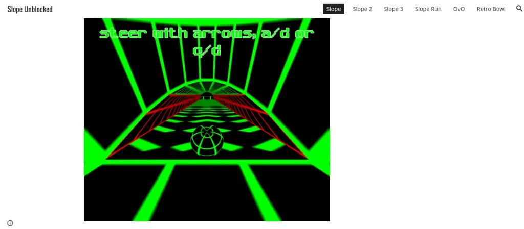 How to Play Slope Unblocked Games?