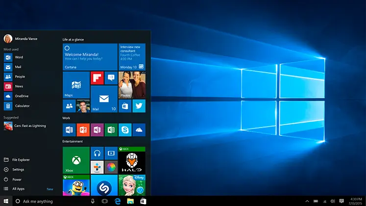 Features of Windows 10 Pro