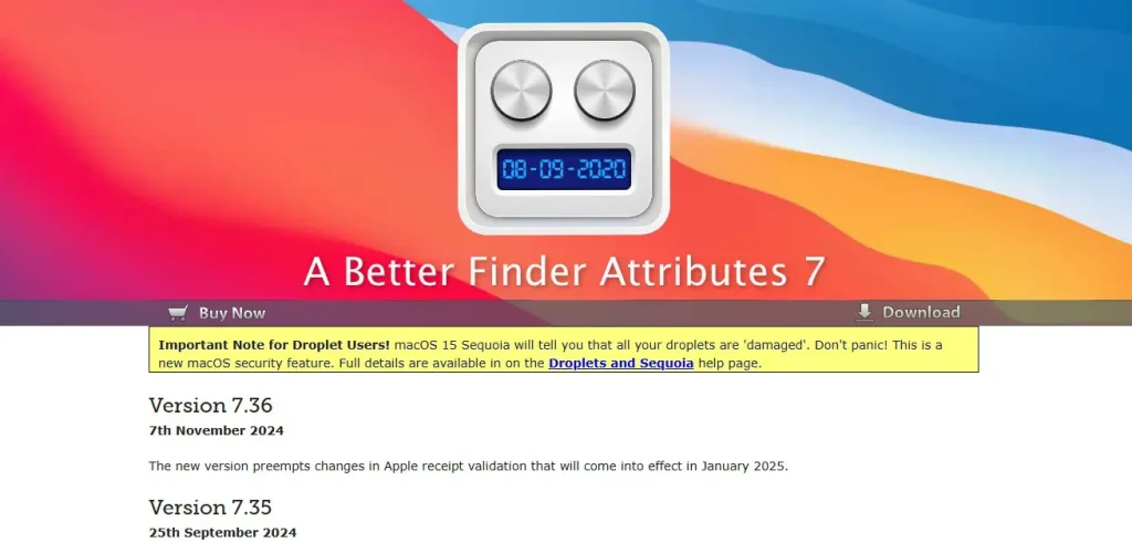 A Better Finder Attributes