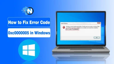 How to Fix Error Code 0xc0000005 in Windows