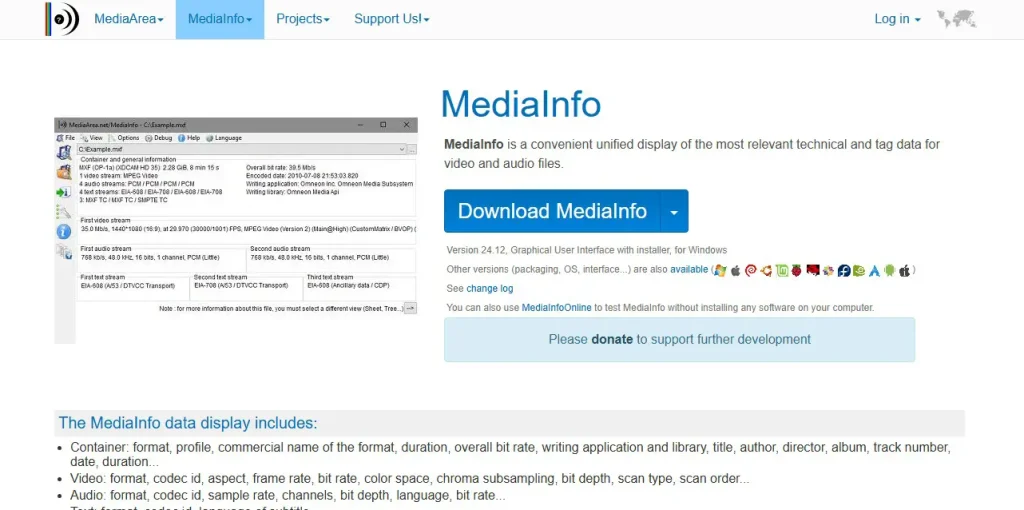 MediaInfo