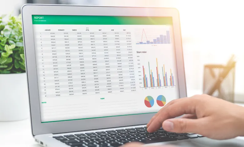 Traditional Spreadsheet 